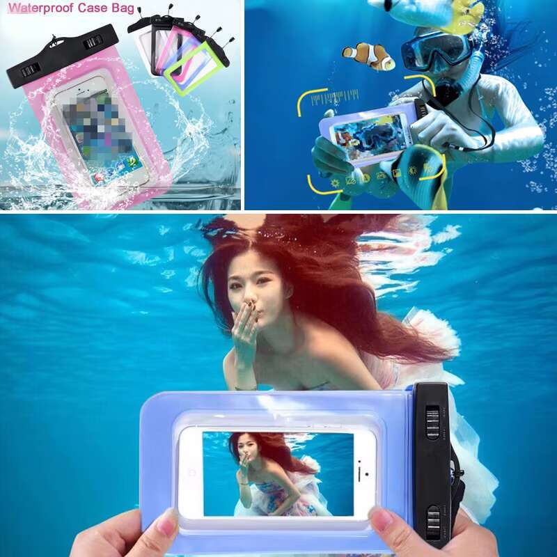 Original Sealed Waterproof Iphone for Samsung Swimming Dry Underwater Case WaterProof Bag Mobile Phone Cover