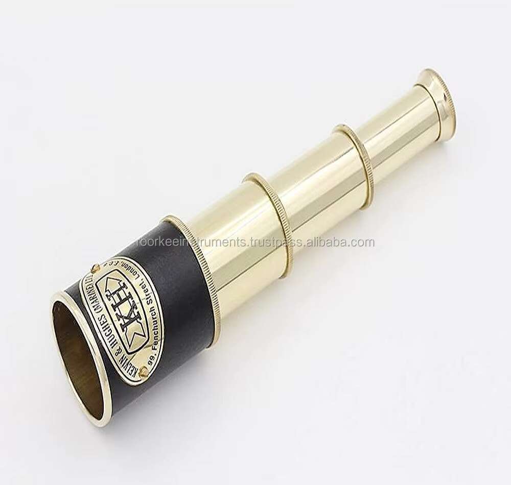7" Spyglass Nautical Pirate Monocular Kein & Hughes Brass Telescope