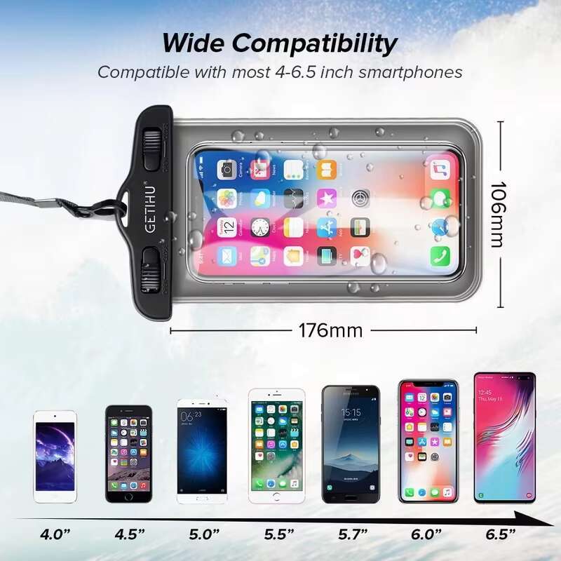 Original Sealed Waterproof Iphone for Samsung Swimming Dry Underwater Case WaterProof Bag Mobile Phone Cover