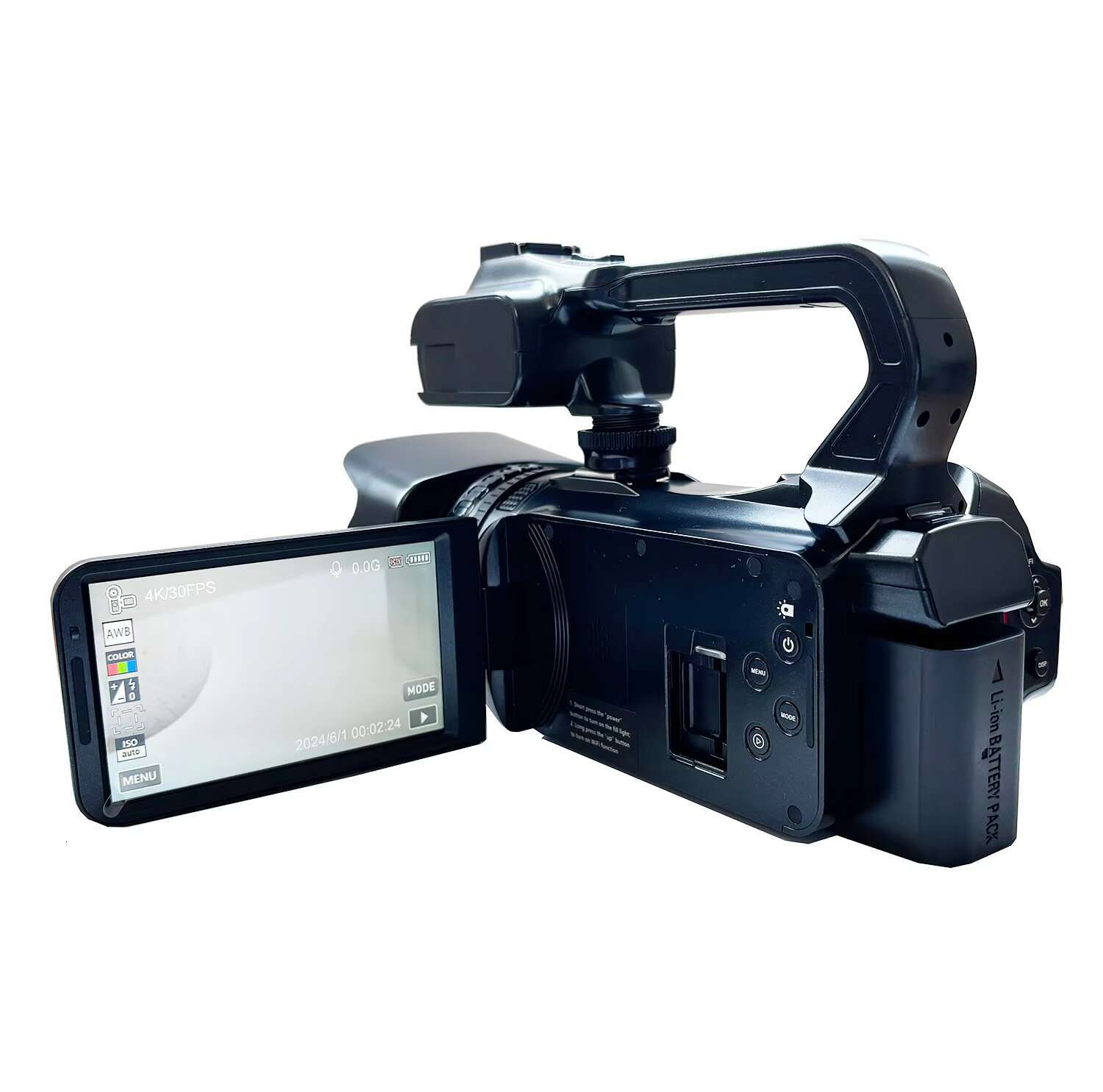 6K Video Camera 4.0 IPS Screen Night Vision 18X Digital Zoom for YouTube Live Streaming Vlogging
