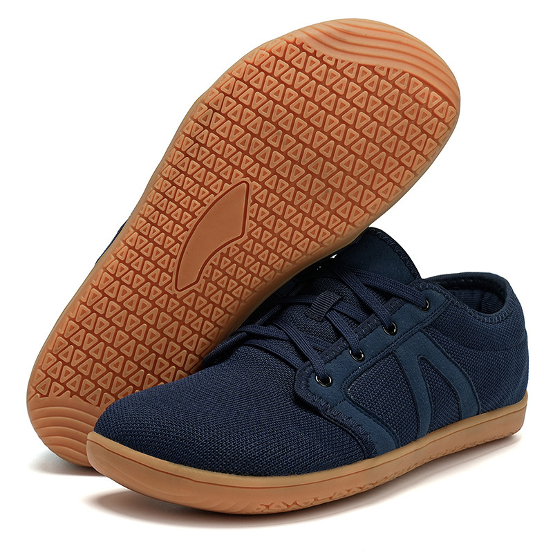 Cross border barefoot wide toe shoes, loose sports men's shoes, casual big foot shoes, hiking wide last shoes, plus size couple wide palm shoes