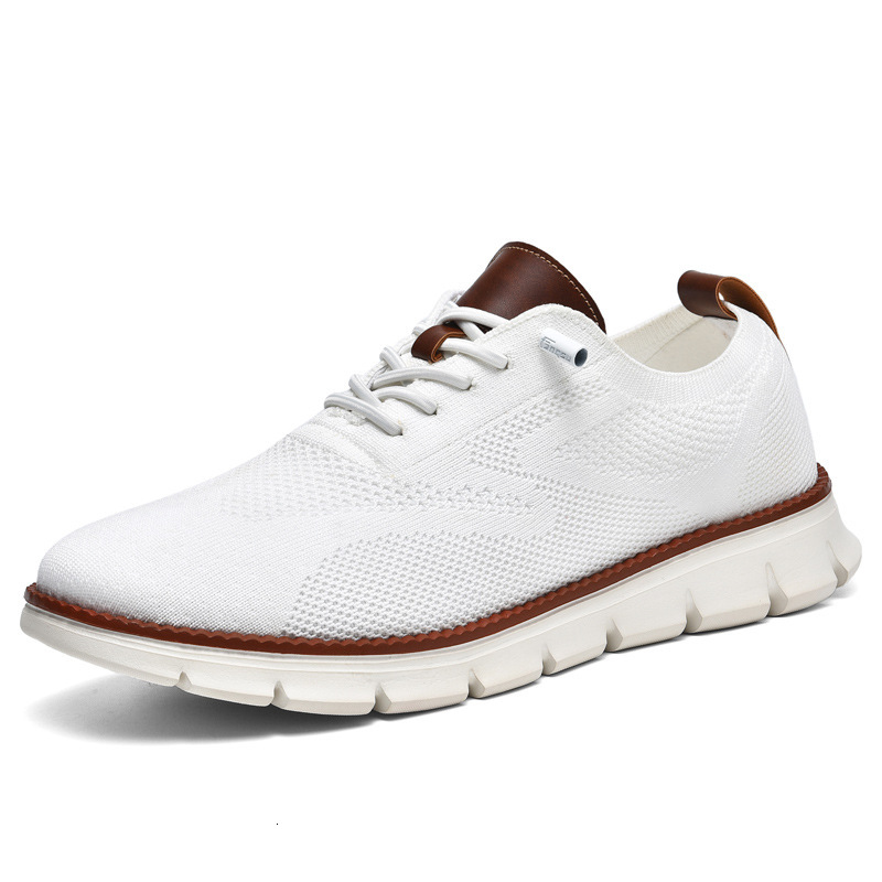 Cross border plus size 48 British Block casual men's shoes, fashionable and trendy fly woven surface, breathable and lightweight sports loafers