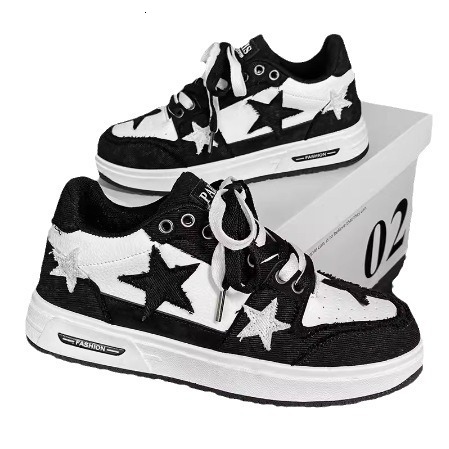 2025 With Box Designer fashionable casual shoes spring niche original versatile board shoes for teenagers Korean version fashion casual sports star tr
