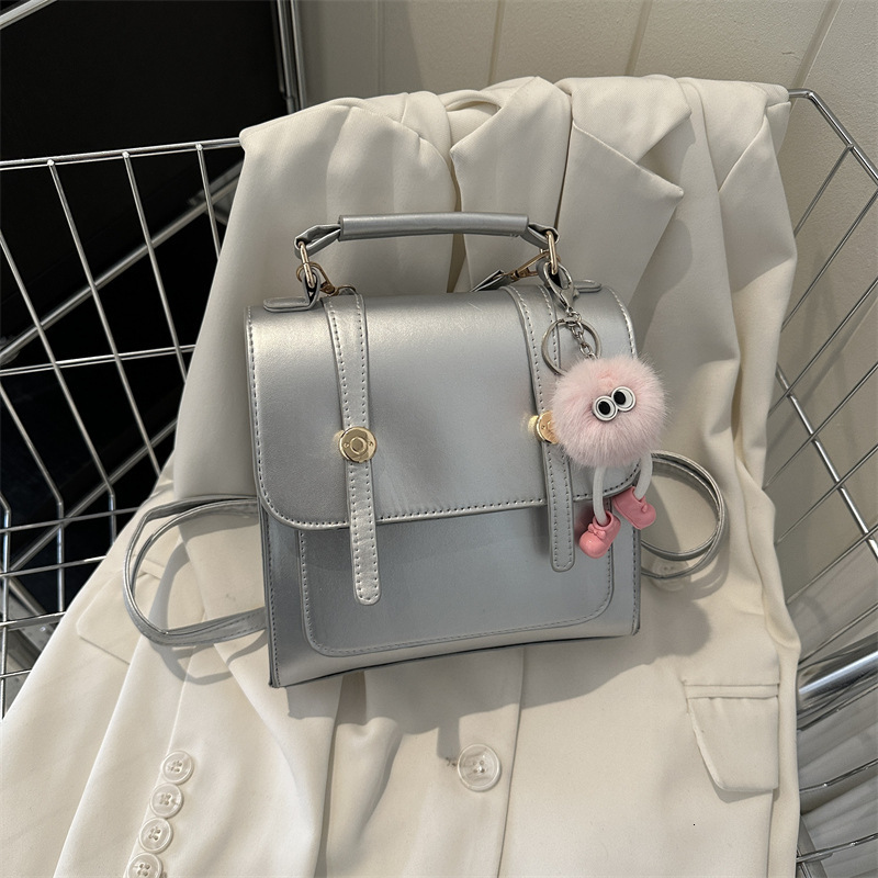 Free Delivery Designer Bag Simple College Women's Bag 2025 Fashion Casual One Shoulder Hand Small Backpack Luxury Bag