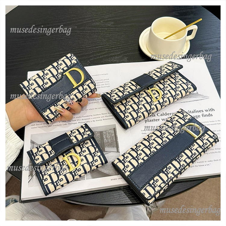Luxury Brand Designer Wallet High Quality Multi-Card Long Purse Genuine Leather Trendy Fashion Daily Commute Essential