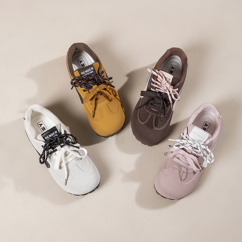 Designer shoes Campus Student Moral Training Shoes for Women 2025 Spring New Lightweight Casual Shoes Versatile Soft soled Dopamine Casual Shoes Trend