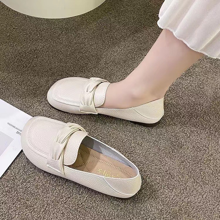 2025 Designer Waterproof outer wearing soft sole lazy shoes, spring can be stepped on with one heel, casual and non slip flat bottomed four season bea