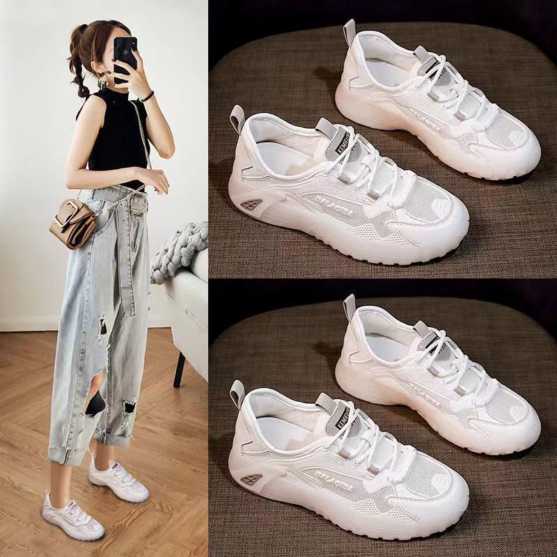 Sports shoes for women in the summer of 2025, new popular, versatile, thin mesh, breathable, explosive running, Instagram for beginners