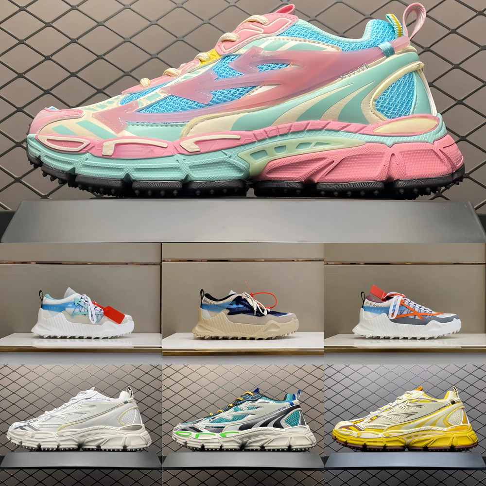 Designer OW 1000s sneakers Vulcanized Arrows shoes Women Men Platform Shoe white Lace-up Low top Mint green Chunky Sneaker higher quality