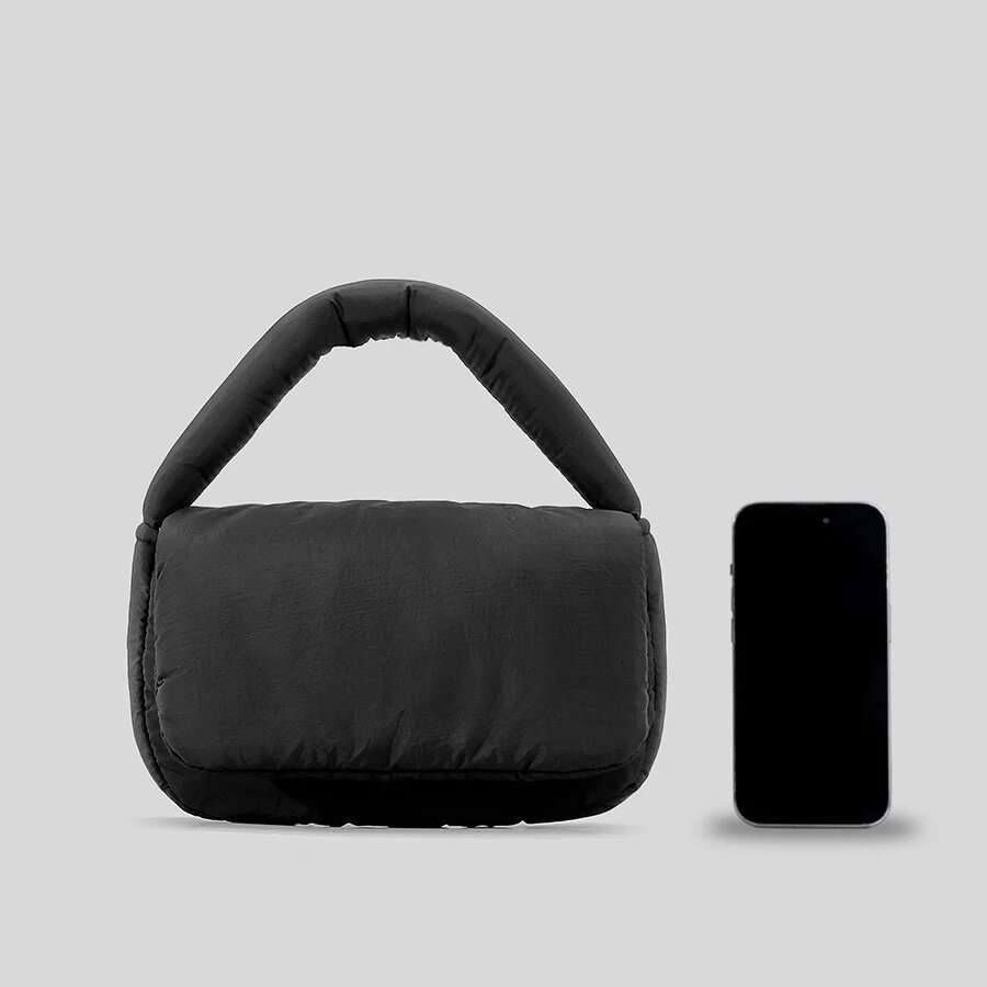 Designer Bag 2025 Casual Padded Women Handbags Small Puffer Nylon Down Cotton Chains Shoulder Crossbody Bag Mini Female Flap Purses Luxury Bag