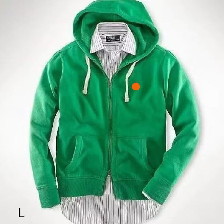 Foreign Trade Cross-border Pony Men's New Fleece-lined Sweatshirt Casual Cardigan Designer Hoodie Jacket Tracksuit Men Polo Veste Coat Jacket Loo