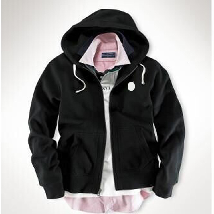 Foreign Trade Cross-border Pony Men's New Fleece-lined Sweatshirt Casual Cardigan Designer Hoodie Jacket Tracksuit Men Polo Veste Coat Jacket Loo