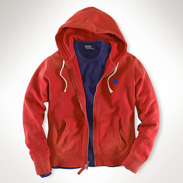 Foreign Trade Cross-border Pony Men's New Fleece-lined Sweatshirt Casual Cardigan Designer Hoodie Jacket Tracksuit Men Polo Veste Coat Jacket Loo