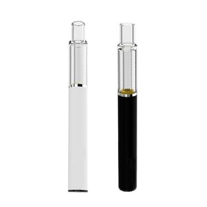 0,5 ml 1,0 ml Verre complet Kit de stylo de vape jetable 240mAh Batterie rechargeable 0,8 ml Tous verres en céramique CARTRIDGES VIDES 510 FIL ÉPARGE DISPOSables à huile E-cigarette e-cigarette