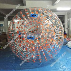 Sport Playhouse inflable zorb bola pvc gigante hámster bola para rodillo humano con fútbol de burbujas de cinturón de seguridad