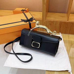 Bolsos de hombro de diseñador para mujer Lápiz Cat Box Moda Lanvin Bolsos Crocdile Monedero cruzado de cuero