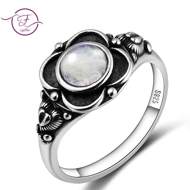 rings 100% s925 sterling silver ring round 6mm natural moonstone ring vintage jewelry flower engagement wedding party11
rings 100% s925 sterling silver ring round 6mm natural moonstone ring vintage jewelry flower engagement wedding party11