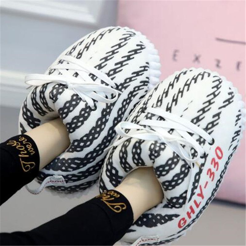 GroothandelDames / Mannen Winter Katoen Schoenen Leuke Cartoon Dier Warm  Home Pluche Schoenen Vrouw Mannelijke Schuim Sneakers Brood Fat Slippers  Grootte 35 44 Bij Sz_sport_store Onder 54,32 € |MVPN