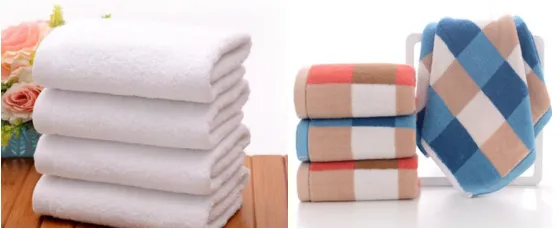 毛巾：纯色+条纹格子
