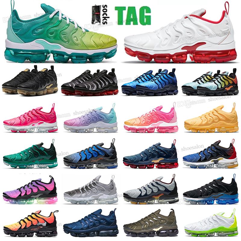 Nike Air Max Plus TN Plus 270 heren sneakers - Zwart/Wit/Groen Sneakerstad