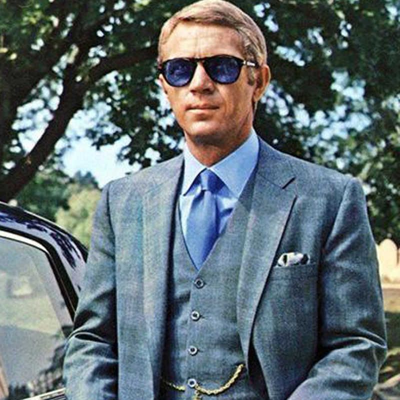 Ochelari de soare polarizați clasici vintage Pilot Steve Style pentru bărbați, design de marcă, ochelari de soare Oculos De Sol 649_voghion.com