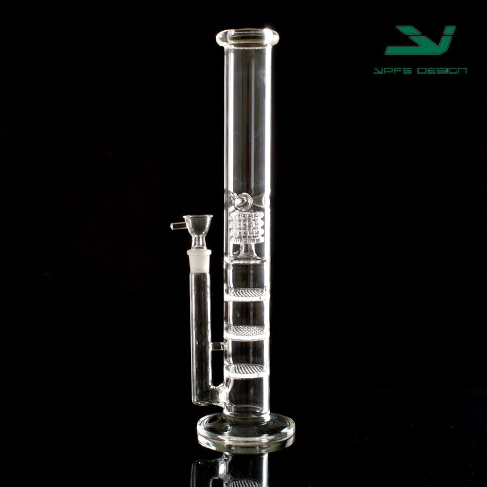 2017 Bong Glass Bongs Glass Water Pipe Percolator Bong Triple