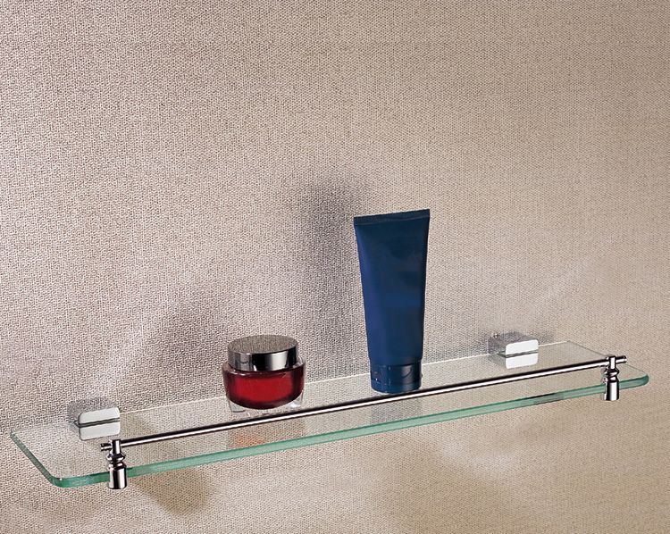 glass shelves wall mounted rectangle floating glass shelf kit with chrome plated brass for sale whosesale 205 chrome single glass shelf hardware bathroom - Bathroom Accessories Glass Shelf glass shelves wall mounted rectangle floating glass shelf kit with chrome plated brass for sale whosesale 205 chrome single glass shelf hardware bathroom - Bathroom Accessories Glass Shelf