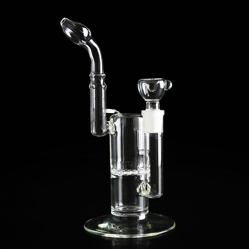 Thick Glass Smoking Pipe Bubbler Glass Bongs Glass Water Pipe 18.8mm