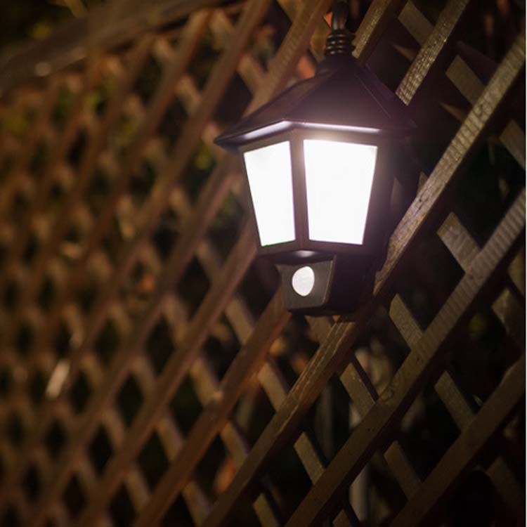 2017 Solar Motion Detector Garden Lights Led Wall Sconce Waterproof Solar Motion Detector Light ...