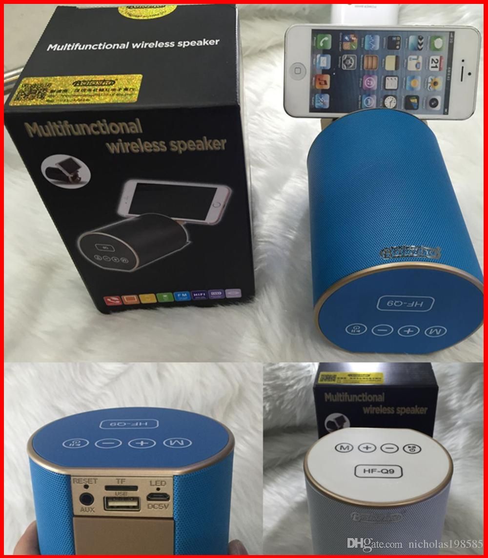 New Hf Q9 Bluetooth Wireless Mini Speakers Portable Loudspeaker Support