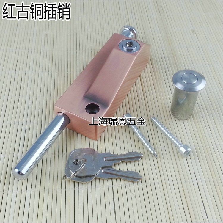 2017 Rotating Door Latch Lock Latch Spring Bolt Stainless Steel Bolt