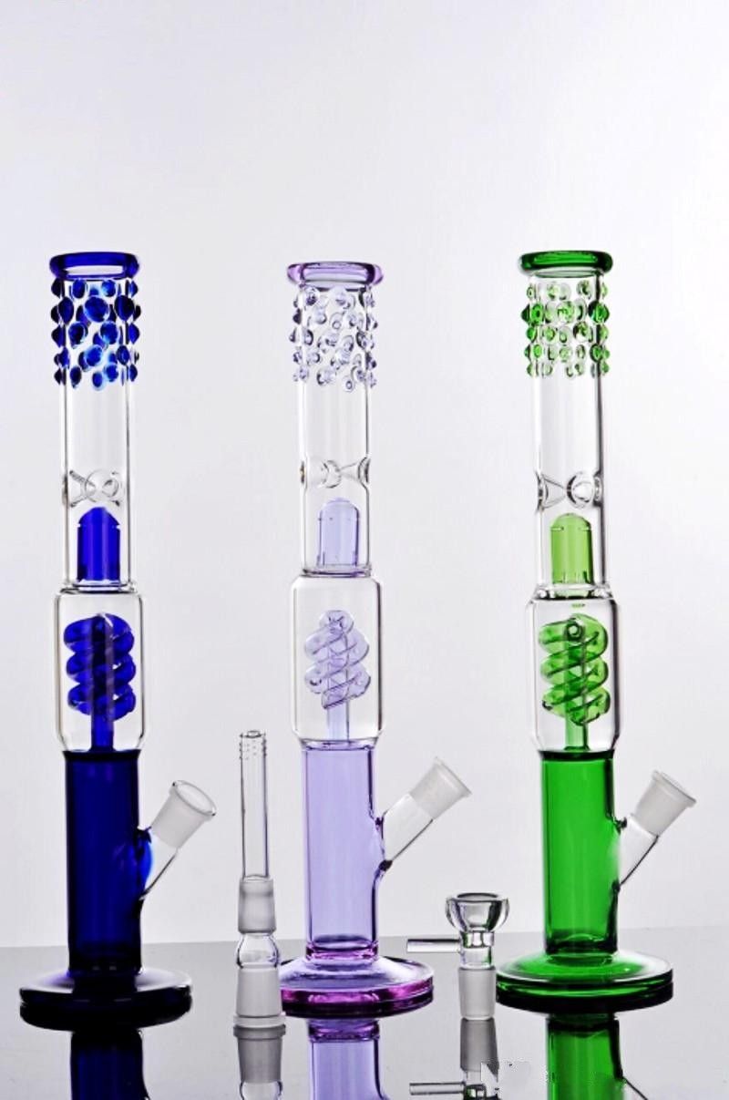 2017 100 Real Image Glass Water Pipes Slide Bowl Downstem Smoking