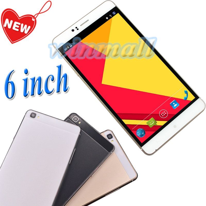 Best 6 Inch Android Cell Phone Mtk6580 Quad Core Phablet Dual Sim