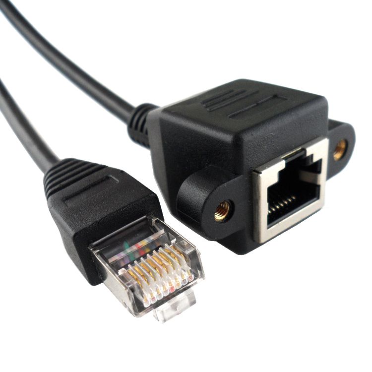 Rj45 Cable Extension Cord On The Public Network Adapter To