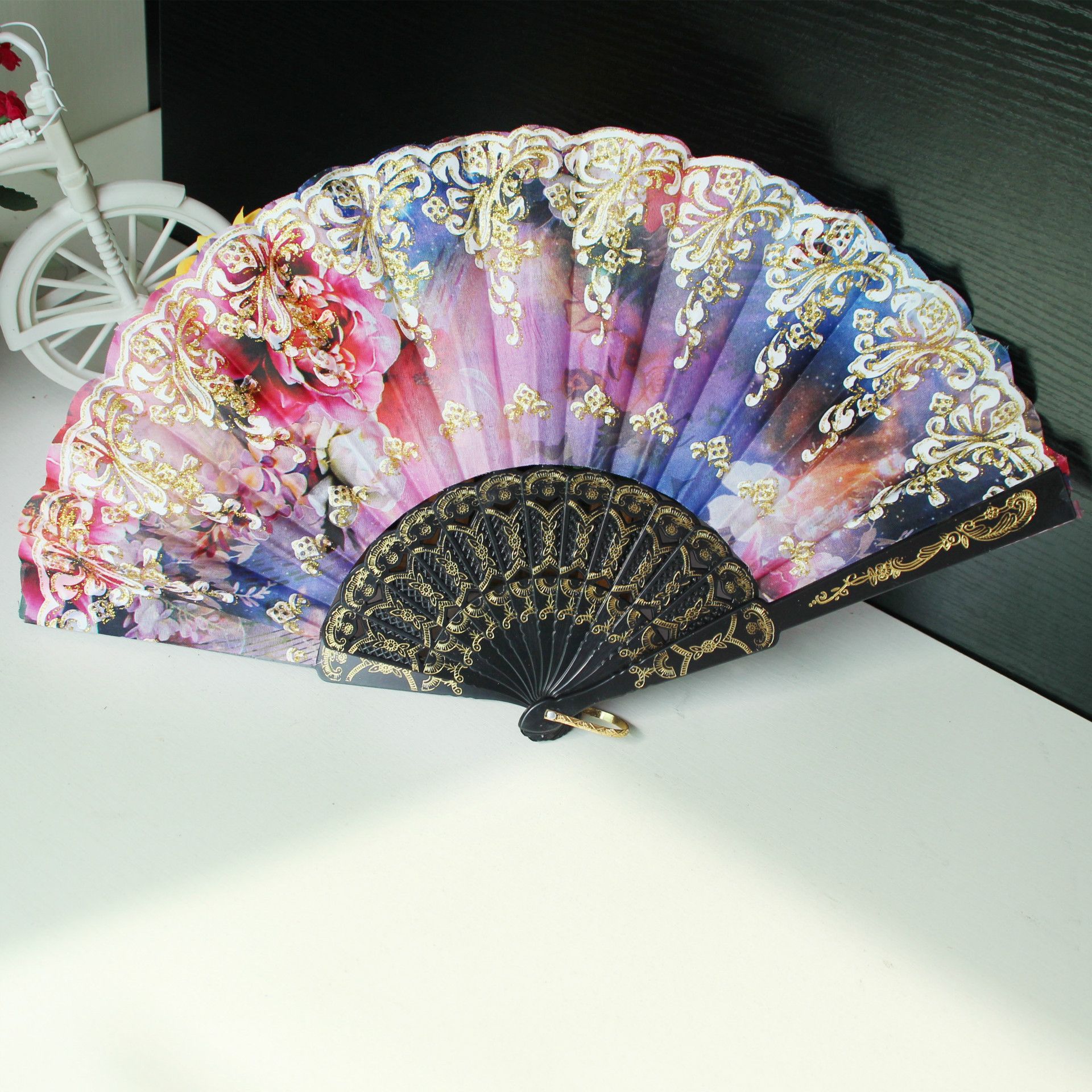 Chinese Silk Hand Fans Vintage Wedding Fan Bridal Accessories 2015 New