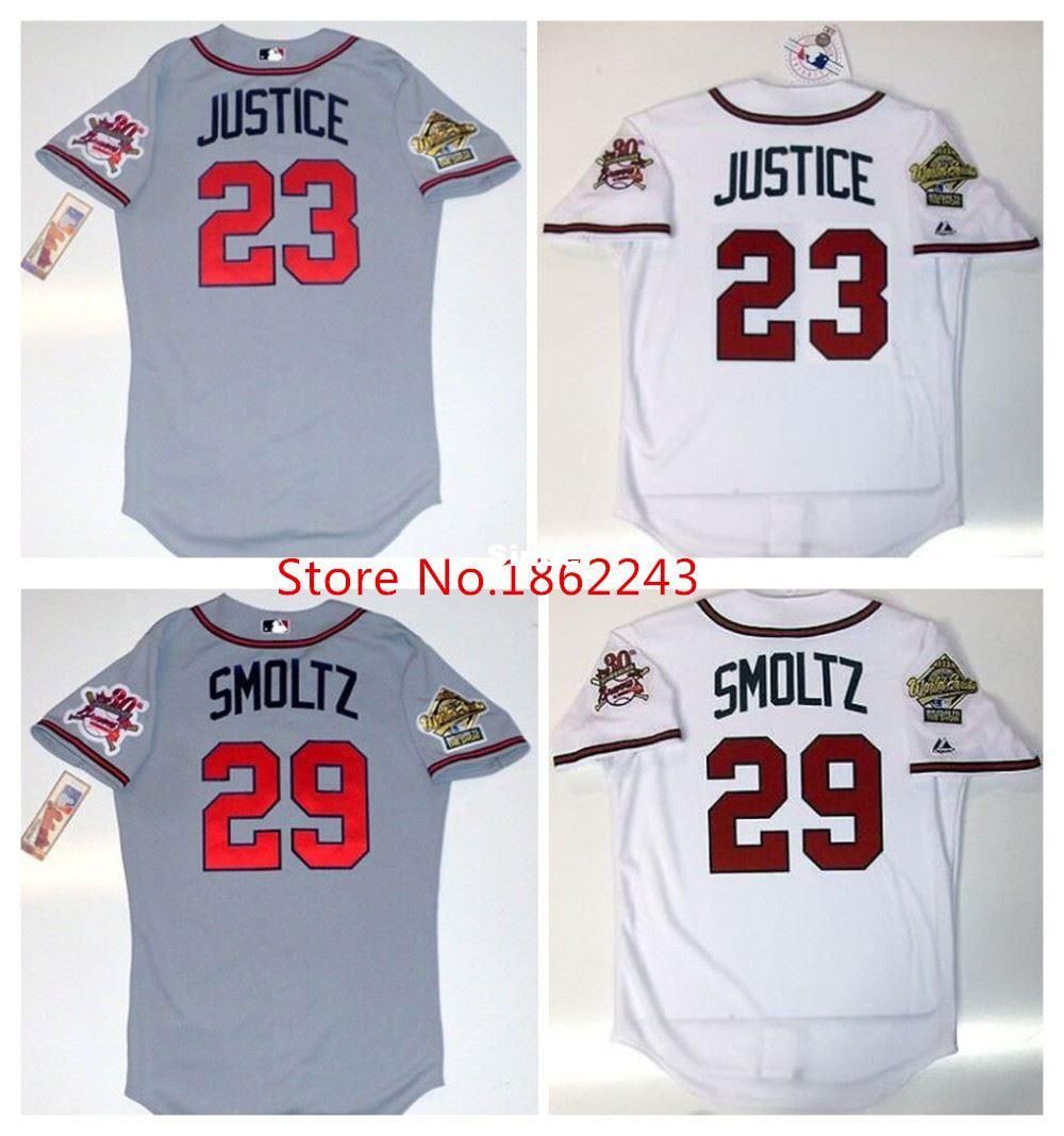 2017 30 Teams Men 29 John Smoltz Jersey 1995 World Series Atlanta