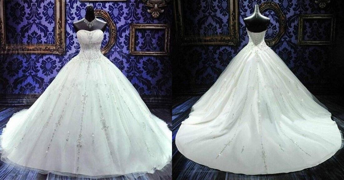 Real Image Ball Gown Wedding Dresses Discount 2016 Plus Size Luxury