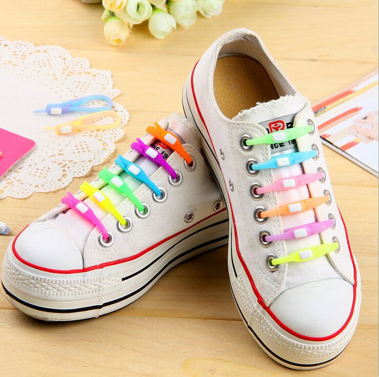 Glow Rubber Candy Shoe Lace New Listing Shoelaces Silicone Casual Shoes