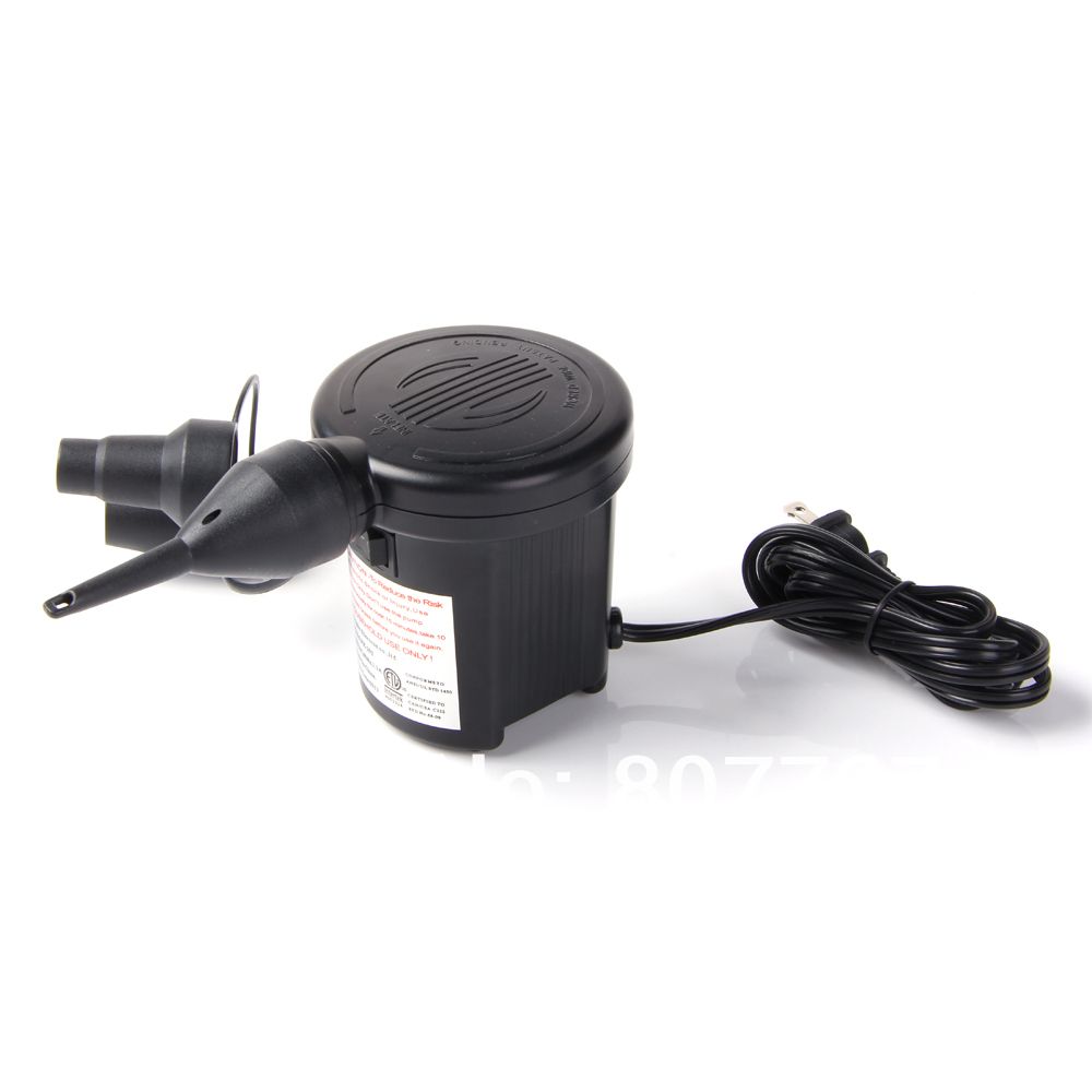 2017 New Ac Electric Air Inflate Pump Deflate For Air Mattress Car