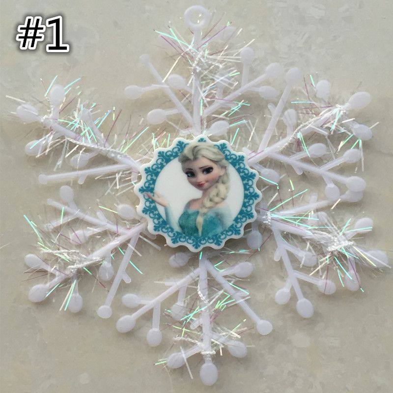 Christmas! Frozen Anna Elsa Snowflakes Christmas Tree Decorations Anna