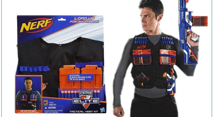Nerf Tactical Tech Vest With Light NERF Elite Tactical Vest