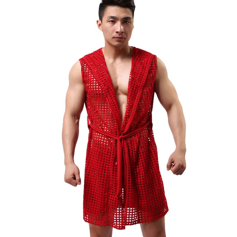2017 Men Robes Bathrobe Plus Size Robe Mens Sexy Sleepwear Brand Male