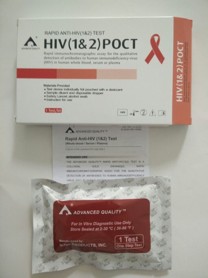 10 Tests One Step AntiHIV Test for Personal Home Use HIV Antibody