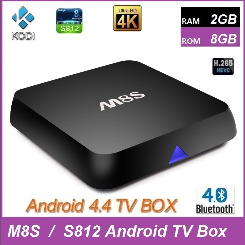 Original M8S OTT TV Box Android 4.4 4K KOD