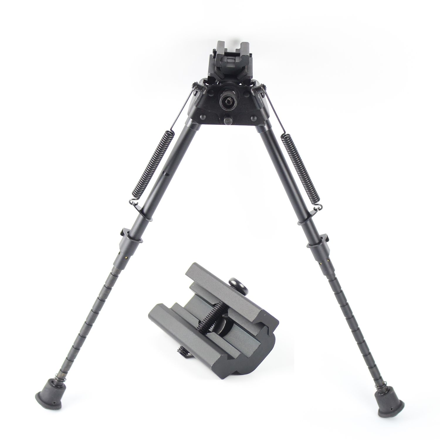 9 13 Inch Harris Style Bipods Heavy Duty 50 Degree Swivel Tilt Level