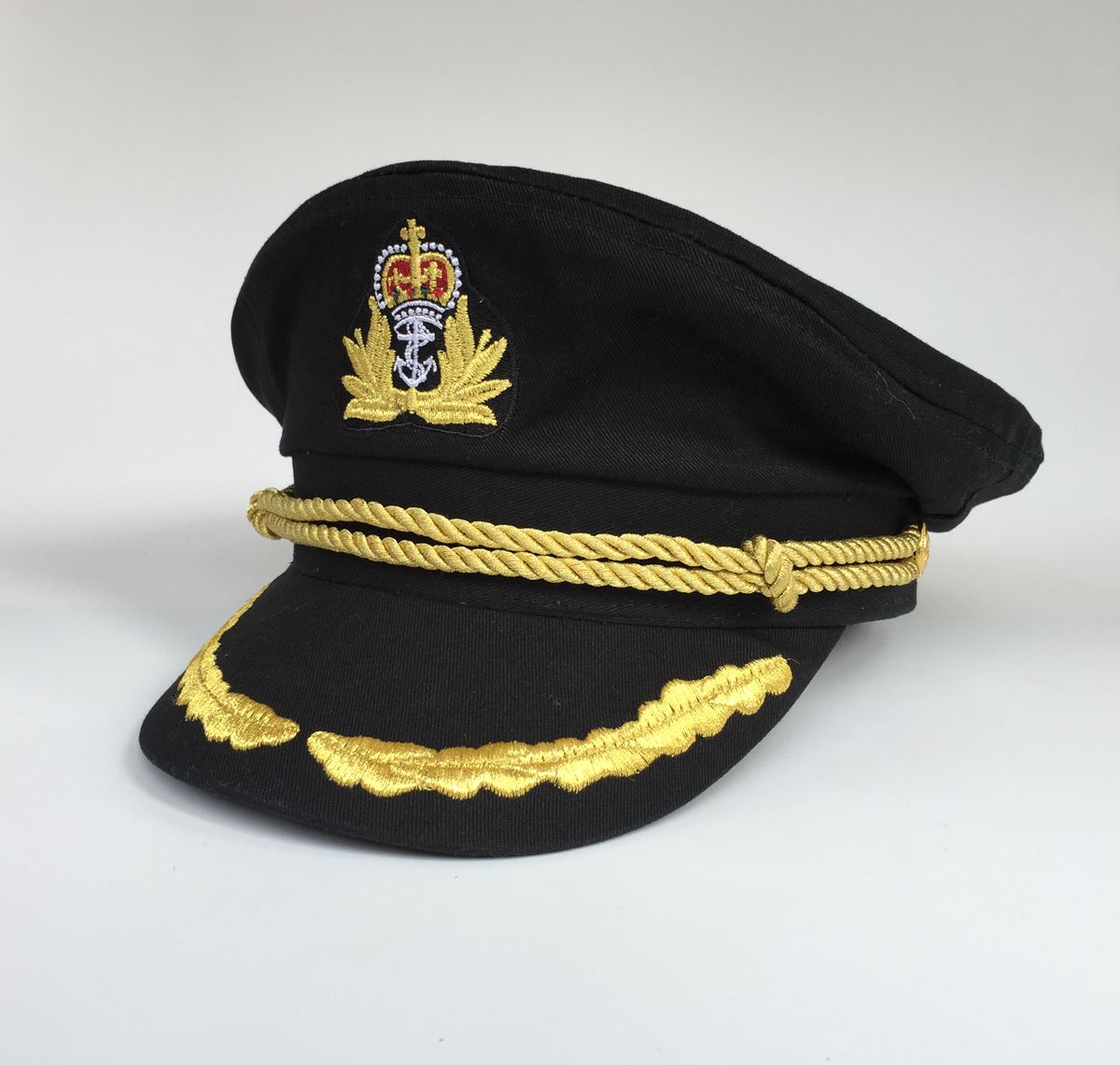 Yachting Cap Yacht Captain Hat Navy Sailor Military Hats Black Party