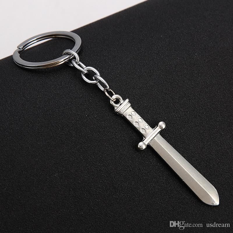 The Expendables Stallone Dagger Key Chains Alloy Knife Pendants