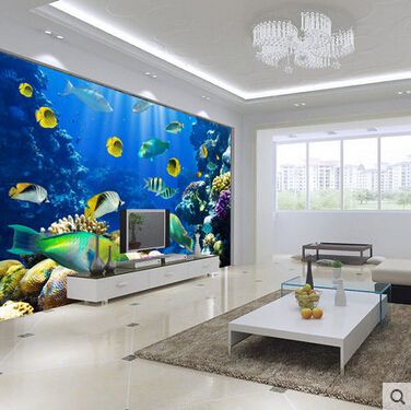 Ocean Home Decor decorating beach bedroom decor theme New Can Custom Made Large 3d Mural Art Wallpaper Home Decor Personality Visualocean Scenery Bedroom Sitting Room Wall Stickers Oceanfish Wallpaper 3d Art Ocean Home Decor ocean home decor withal turquoise kitchen decor New Can Custom Made Large 3d Mural Art Wallpaper Home Decor Personality Visualocean Scenery Bedroom Sitting Room Wall Stickers Oceanfish Wallpaper 3d Art