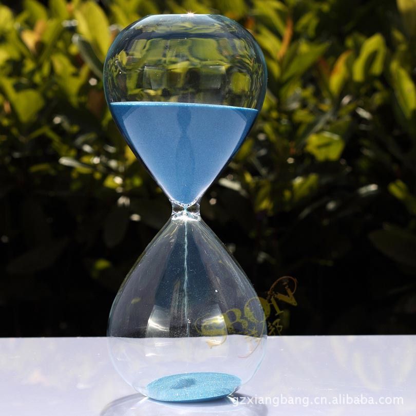 2017 Jewelry Store 60 Minutes Flat Glass Ornaments Crafts Hourglass