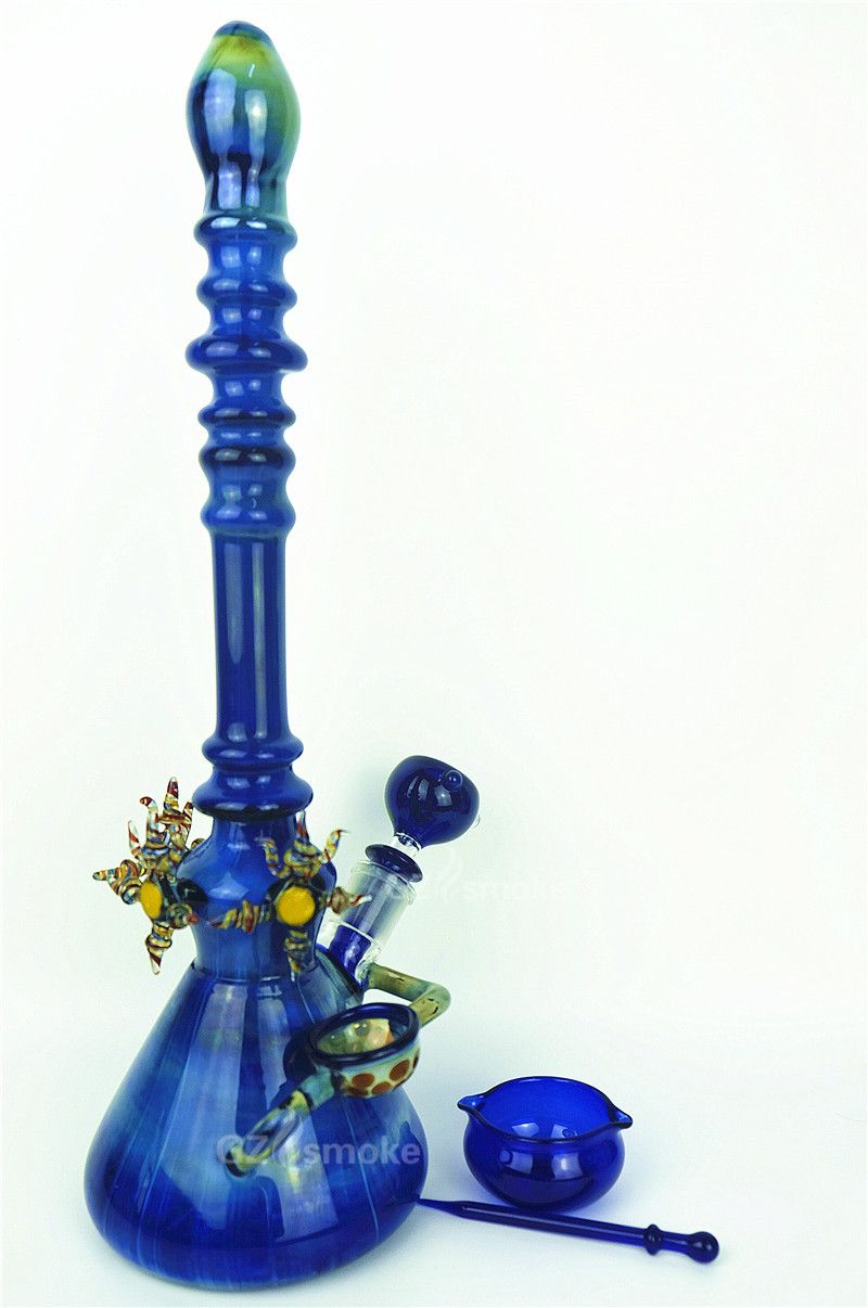 2017 2016 Big Hitman Glass Beaker Bong Tall Luxury Beautiful Zob Water